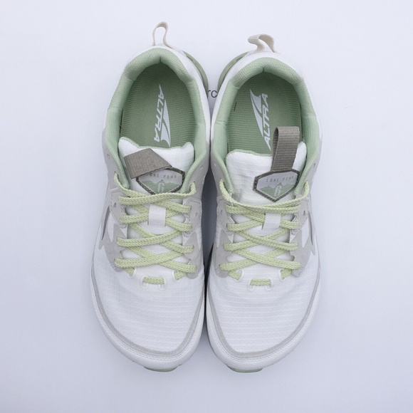 NEW Altra Lone Peak 6 Trail Running Shoes AL0A548E130 Whte/Green Size 10 Women’s - Picture 5 of 7